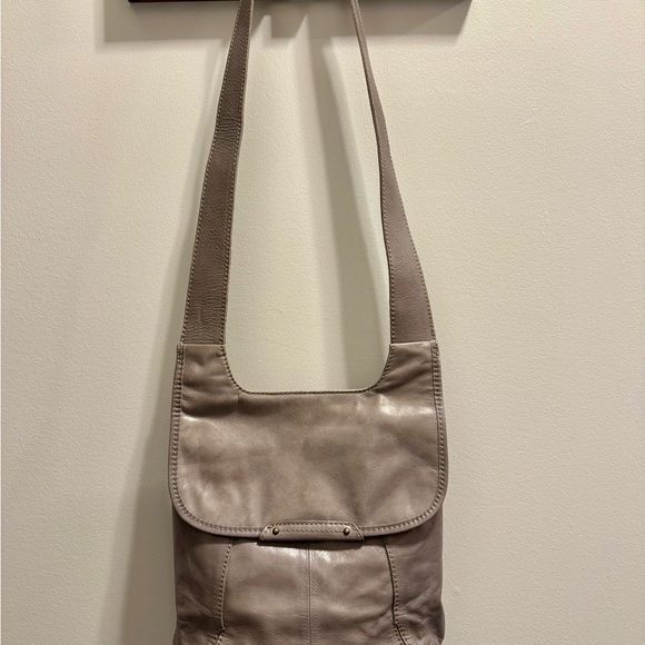 HOBO Gray with interior Geometric Orange and Blue Bag - Picture 2 of 4